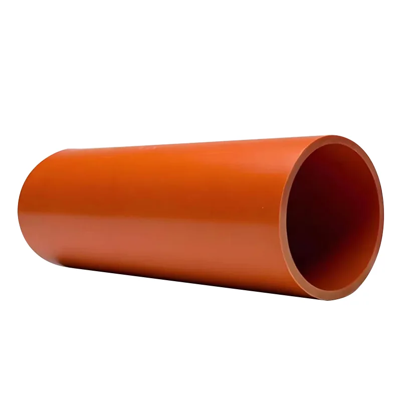 CPVC municipal power grid construction high voltage orange buried fire power cable protection tube – view 1