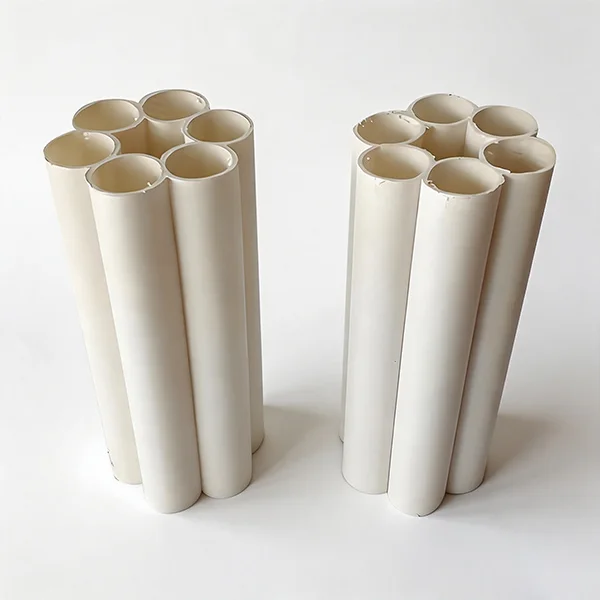 PVC-U plastic nine-hole seven-hole four-hole porous weak current upvc grille plum honeycomb threading cable sheathing tube – view 1