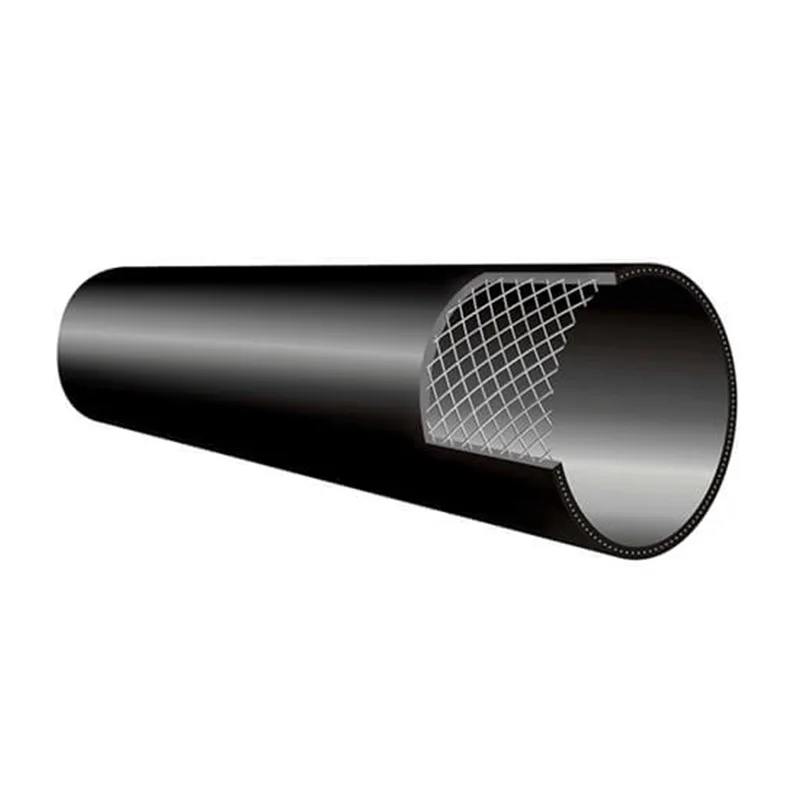 HDPE steel wire mesh reinforced PE composite pipe, fire-fighting mine water supply pipe, PE polyethylene composite pipe, general underground coal mine pipe – view 1