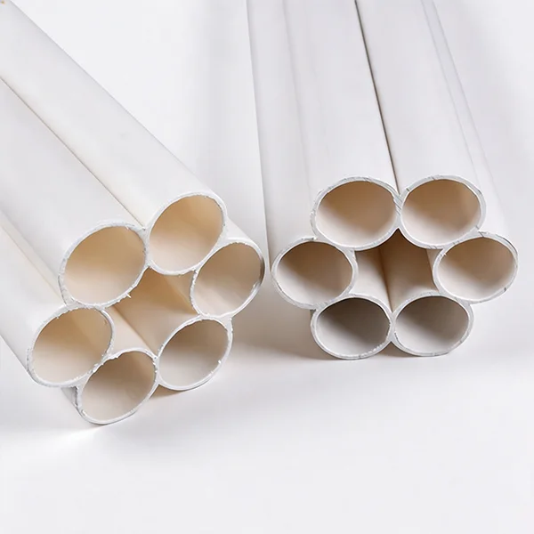 U-PVC plum blossom pipe pvc-u communication 9-hole four-hole weak current porous plastic grille pipe – view 1