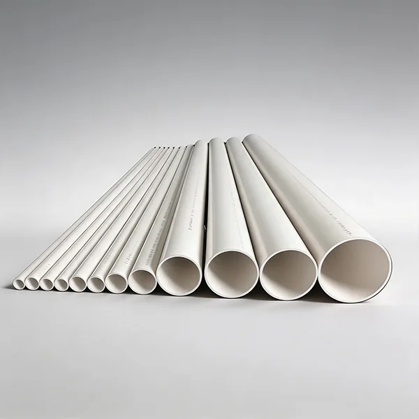 Construction Wholesale Corrosion Resistant U-PVC Plastic Solid Wall Silencer High Performance Large Diameter Drainage and Sewage Ventilation Pipe – view 1